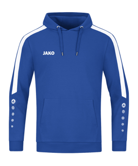 JAKO Power Hoody Damen Blau Weiss F400 - blau