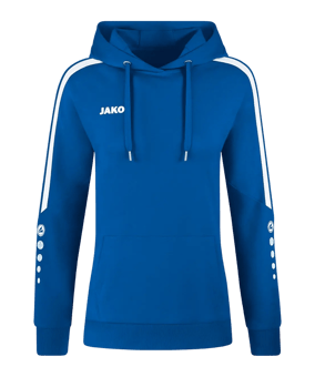 JAKO Power Hoody Damen Blau Weiss F400