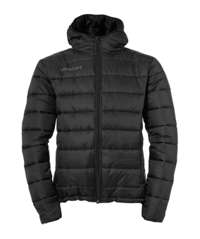 uhlsport Essential Kapuzenjacke Kids Schwarz F01 - schwarz