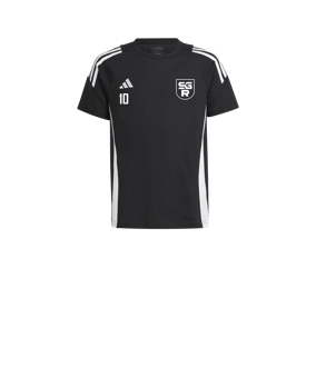 adidas Tiro 24 T-Shirt Kids Schwarz Weiss
