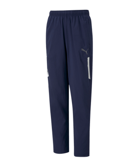 PUMA teamLIGA Sideline Hose Kids Blau Schwarz F06 - blau