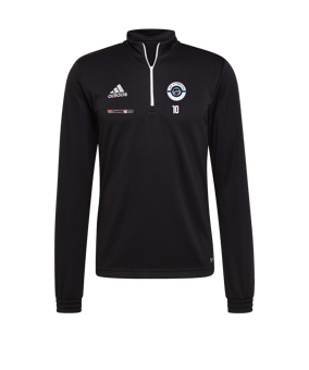 adidas Entrada 22 HalfZip Sweatshirt Schwarz