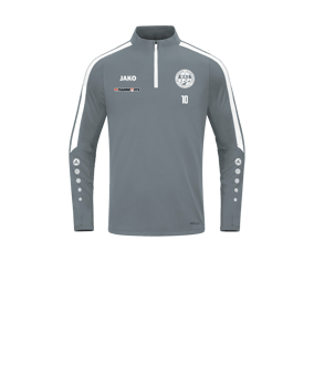 JAKO Power Sweatshirt Kids Grau Weiss F840