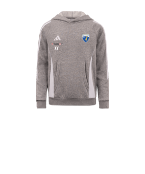 adidas Tiro 24 Hoody Kids Grau Weiss