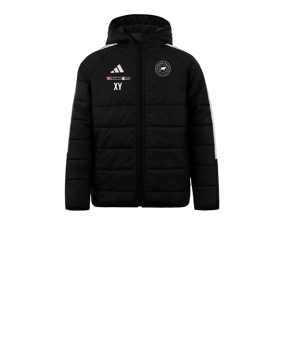 adidas Tiro 24 Winterjacke Kids Schwarz Weiss 