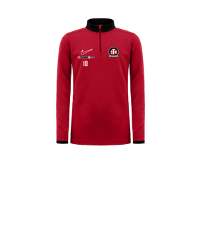 Nike Academy 25 Drill Top Sweatshirt Kids Rot F657