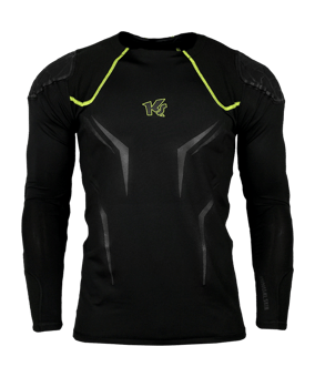 KEEPERsport BasicPadded Longsleeve Underwear Shirt Schwarz - schwarz