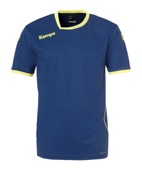 Kempa Curve Trikot T-Shirt Kids Blau Gelb F09 - blau