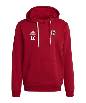 adidas Entrada 22 Hoody Rot