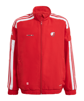 adidas Squadra 21 Präsentationsjacke Kids Rot