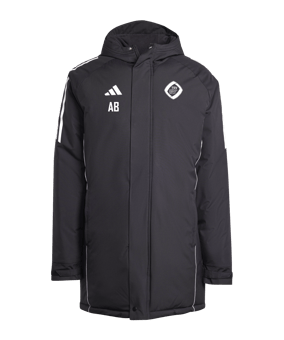 adidas Tiro 24 Winterjacke Schwarz Weiss
