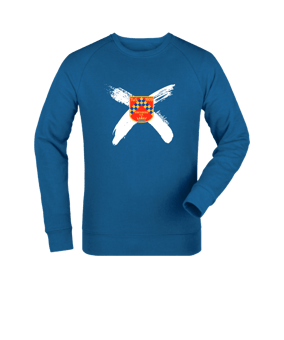 Merch Roller Sweatshirt Royal Blue | #cross