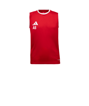 adidas Entrada 26 Sleeveless Trikot Kids Schwarz