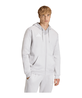 adidas Entrada 26 Kapuzenjacke Grau - grau