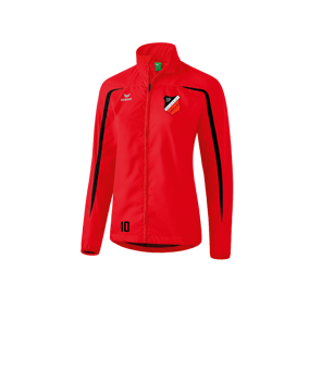 Erima Laufjacke Damen Rot Schwarz