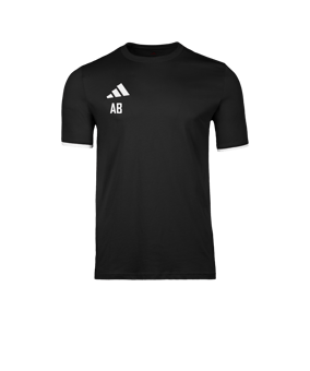 adidas Entrada 26 T-Shirt Schwarz