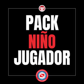 PACK JUGADOR NIÑO (las dos camisetas de juego las entrega el club).