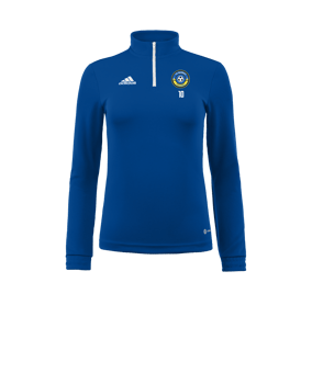 Sweat-shirt à col zippé mi-hauteur adidas Entrada 22 femmes bleu