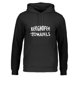 Merch Drummer 2.0 Hoody Black | #berghofermädchen