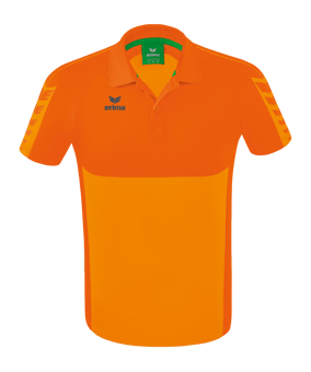 Erima Six Wings Poloshirt Orange - orange