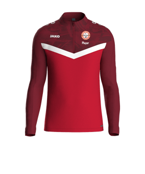 JAKO Iconic HalfZip Sweatshirt Rot F103