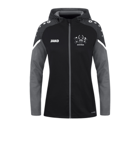 JAKO Performance Kapuzenjacke Damen Schwarz F804