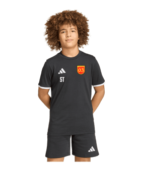 adidas Entrada 26 Trainingsshirt Kids Schwarz