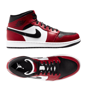 Jordan Air 1 Mid Sneaker Schwarz F069 - schwarz