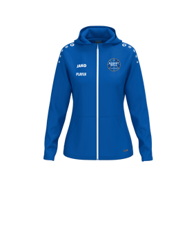JAKO One Kapuzenjacke Damen Blau F400
