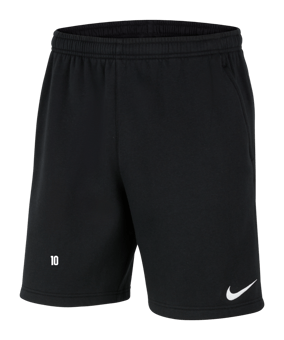 Nike Park 20 Fleece Short Kids Schwarz Weiss F010