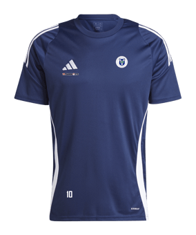 adidas Tiro 24 Trikot Dunkelblau Weiss