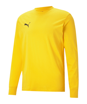PUMA Basketball Shooting Shirt langarm Gelb F04 - gelb