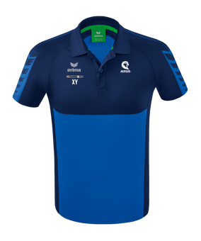 Erima Six Wings Poloshirt Blau