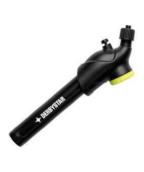 Derbystar Ballpumpe mit Luftdruckprüfer F000 - schwarz