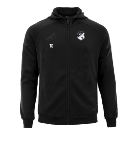 adidas Tiro 25 Travel Kapuzenjacke Schwarz