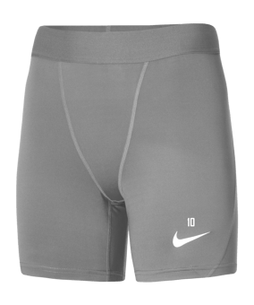 Nike Pro Strike Short Damen Grau Schwarz F052