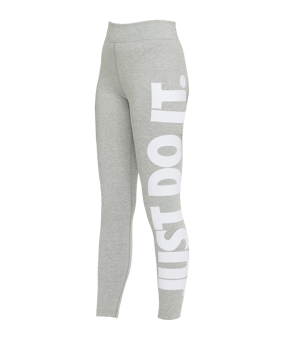 Nike Essential Just Do It GX Leggings Damen F063 - grau