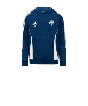 Sweat à capuche adidas Tiro 24 bleu blanc 