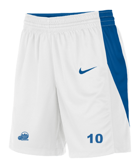 Nike Team Basketball Stock Short Damen Weiss F102