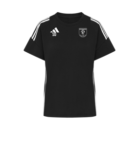 adidas Tiro 24 T-Shirt Damen Schwarz Weiss