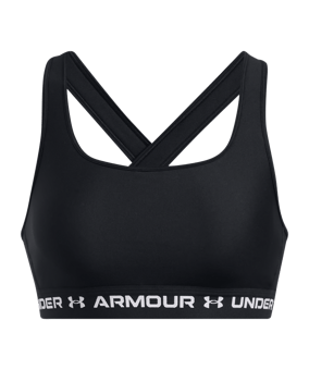 Under Armour Crossback Mid Brassière de sport Femmes Noir C006 - noir