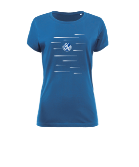 Stanley & Stella Expresser 2.0 T-Shirt Damen Blau  | #lines