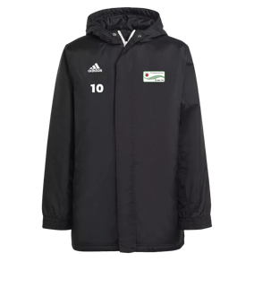 adidas Entrada 22 Stadium Jacke Schwarz