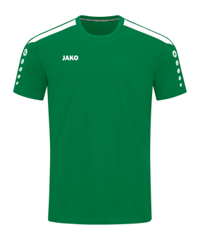 JAKO Power T-Shirt Grün Weiss F200 - gruen