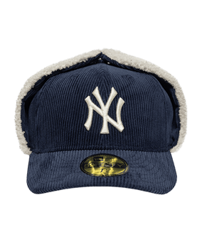 New Era MLB 59Fifty New York Yankees Cord Dogear Cap Blau - blau