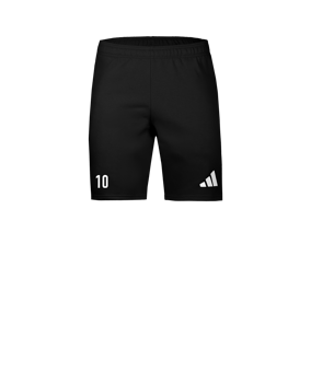 adidas Entrada 26 Short Schwarz (Baumwolle und Reißverschluss)