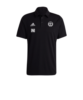 adidas Entrada 22 Poloshirt Schwarz