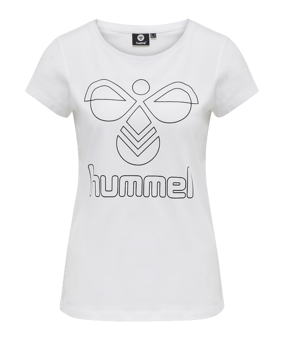 Hummel T-Shirt Damen Weiß F9001 - weiss