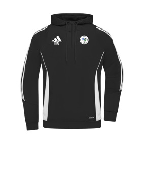 adidas Tiro 24 Hoody Schwarz Weiss 