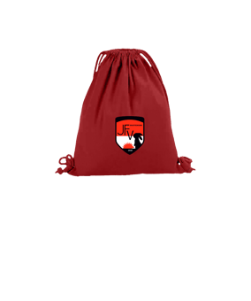 Merch Organic Premium Cotton Gymsack Classic Red | #logo
